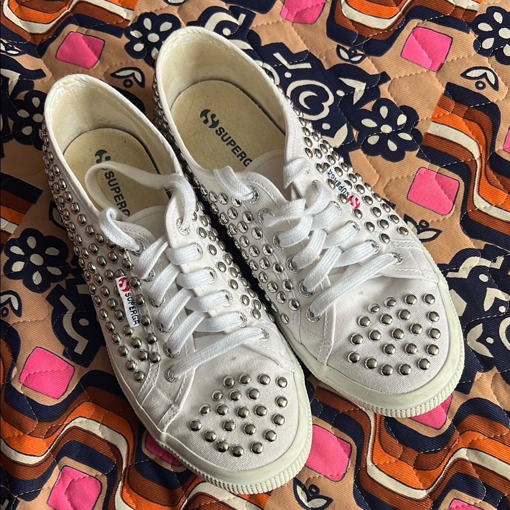 Superga Studded Sneakers